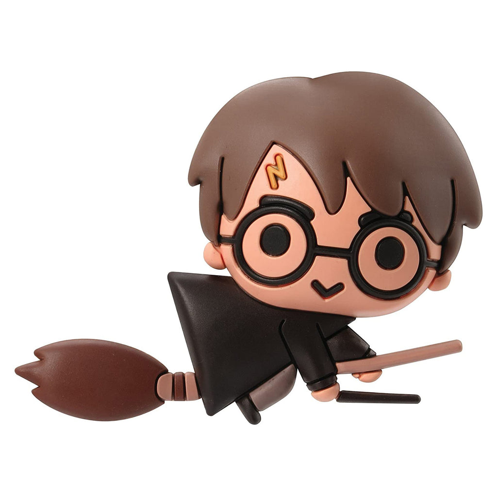 Harry Potter With Broom 3D Foam Magnet
