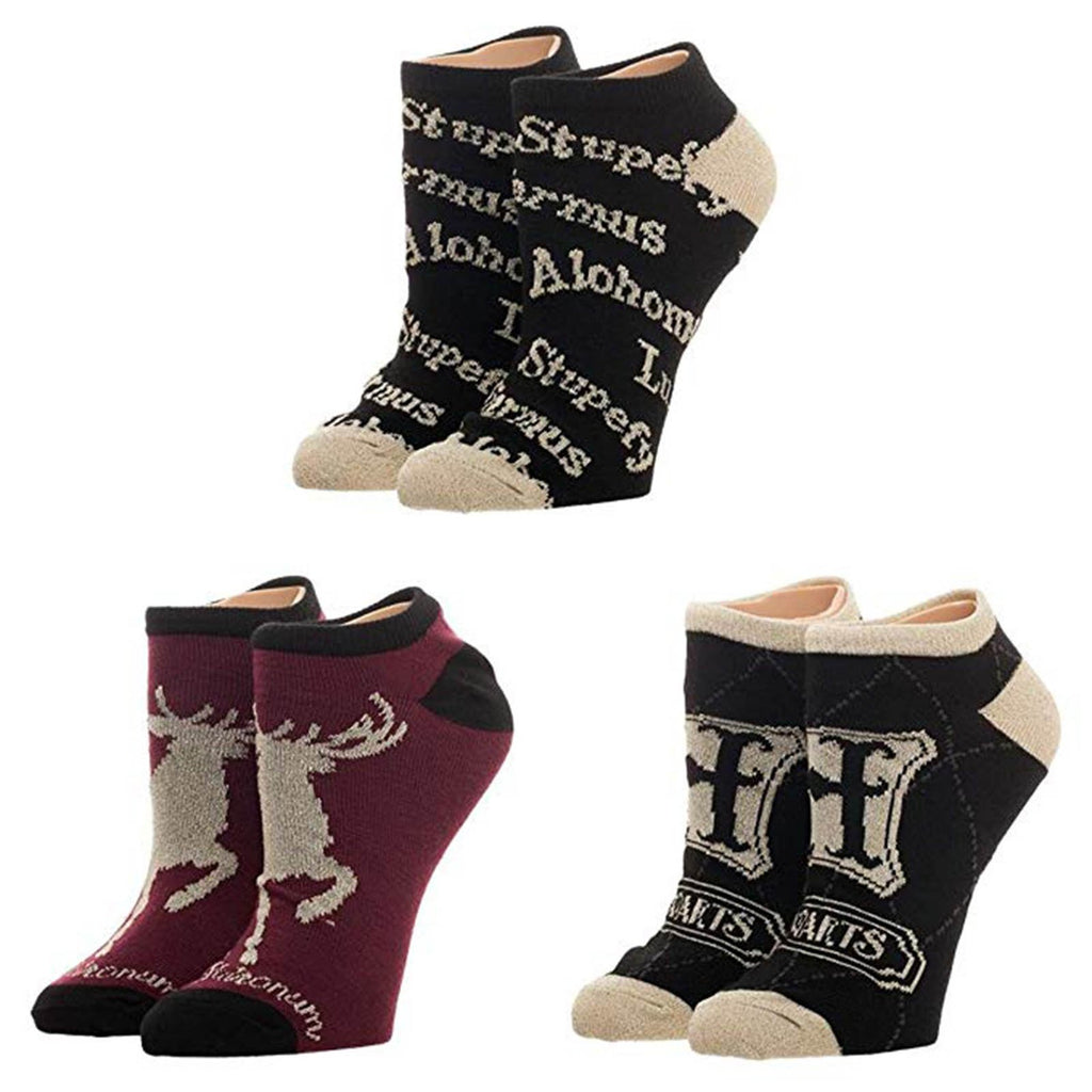 Harry Potter Advanced Wizardry 3 Pairs Of Ankle Socks