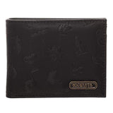 Harry Potter Embossed Symbols Bi-Fold Wallet - Radar Toys