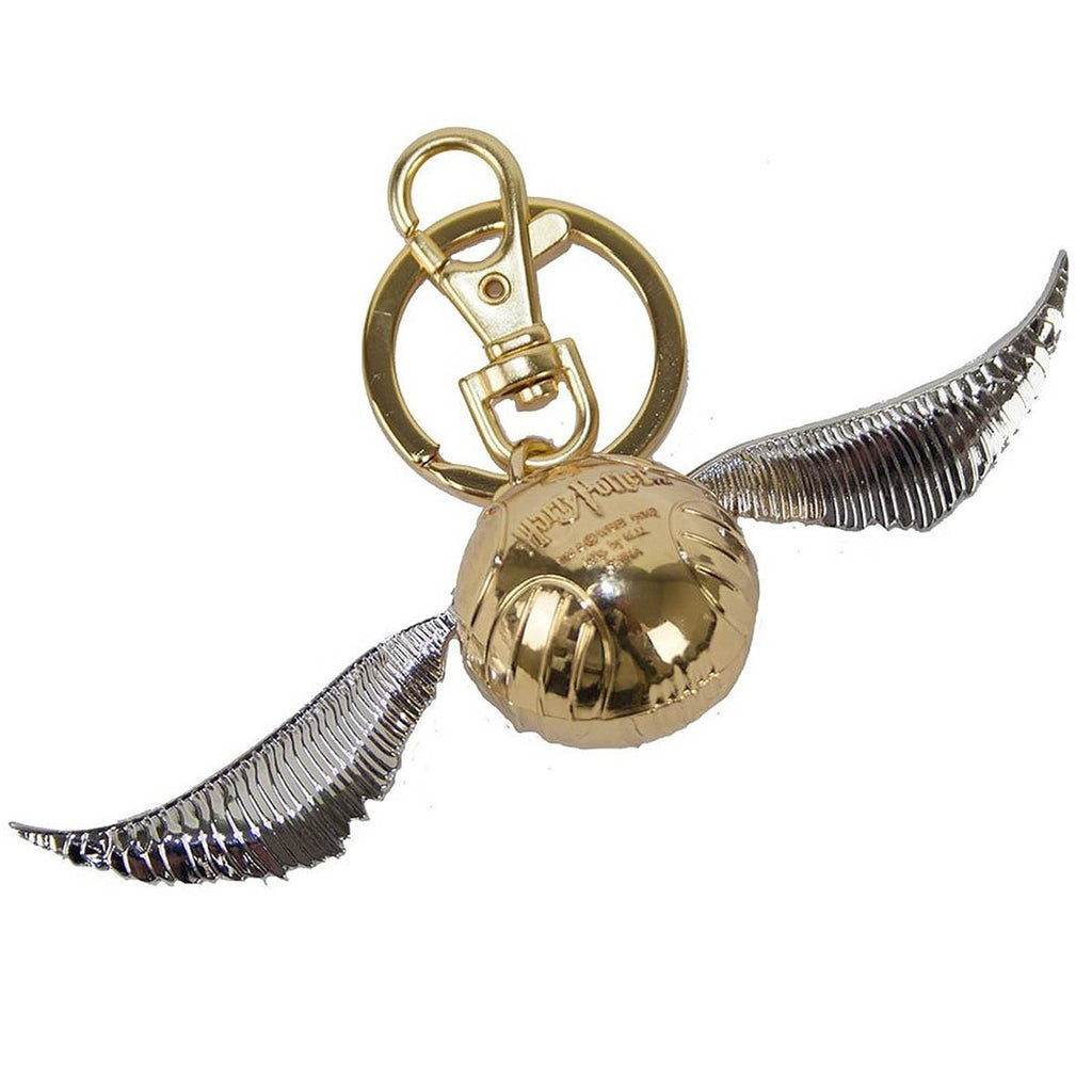 Harry Potter Golden Snitch Pewter Metal Keychain