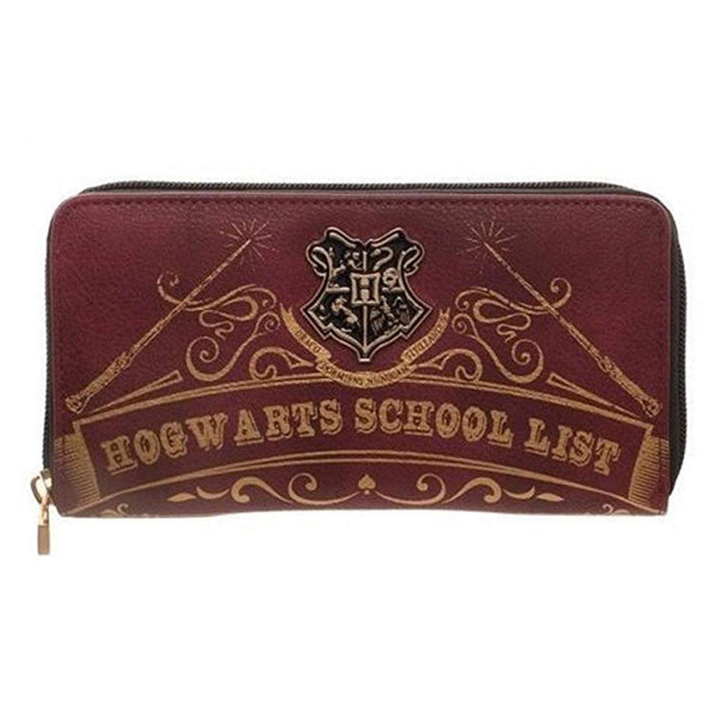 Harry Potter Hogwarts School List Zip Around Wallet