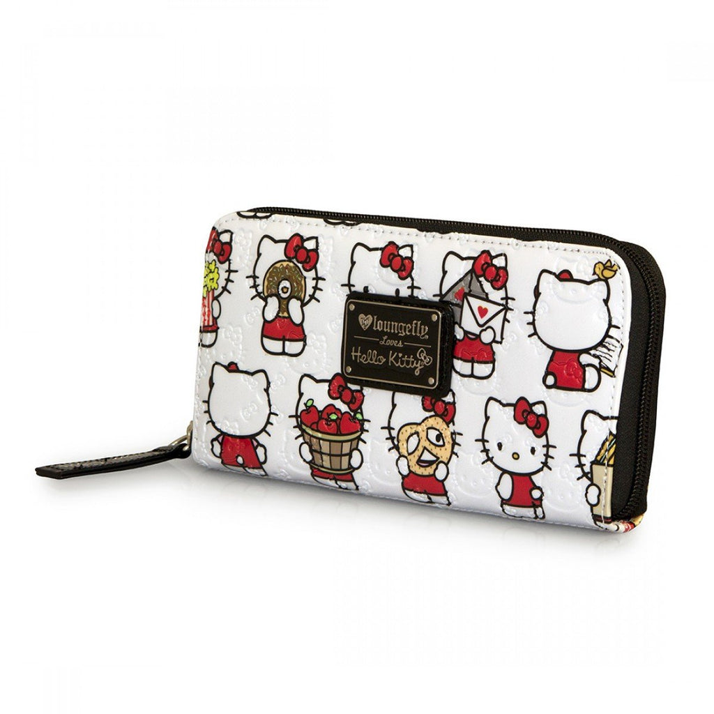 Hello Kitty Multi Kitty Embossed Wallet