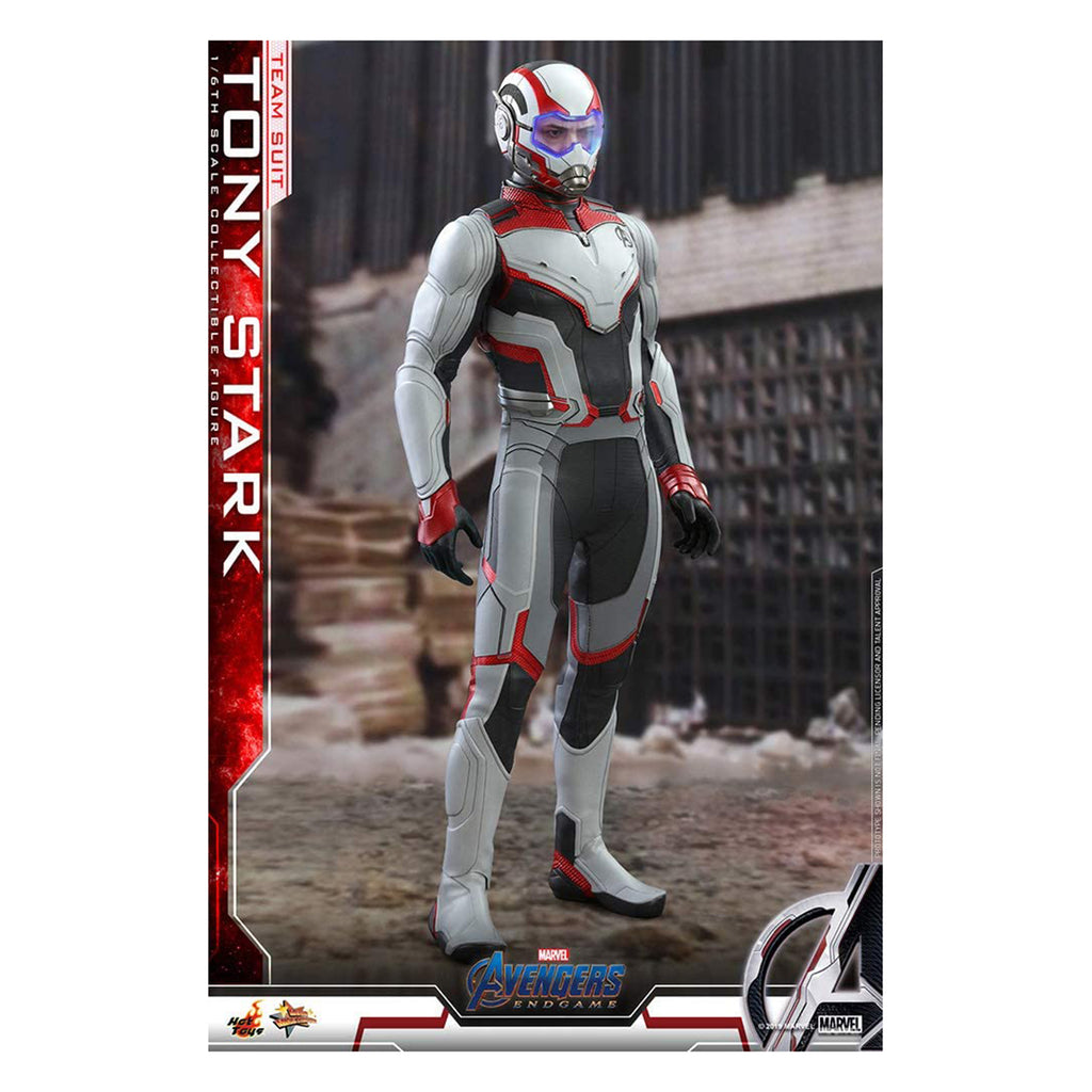 Hot Toys End Game Movie Masterpiece Tony Stark Team Suit Figure