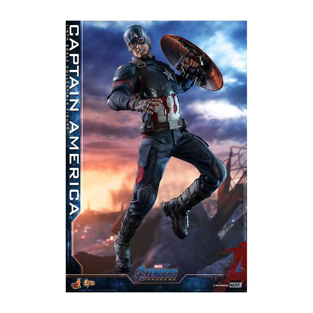 Hot Toys Movie Masterpiece Endgame Captain America Action Figure