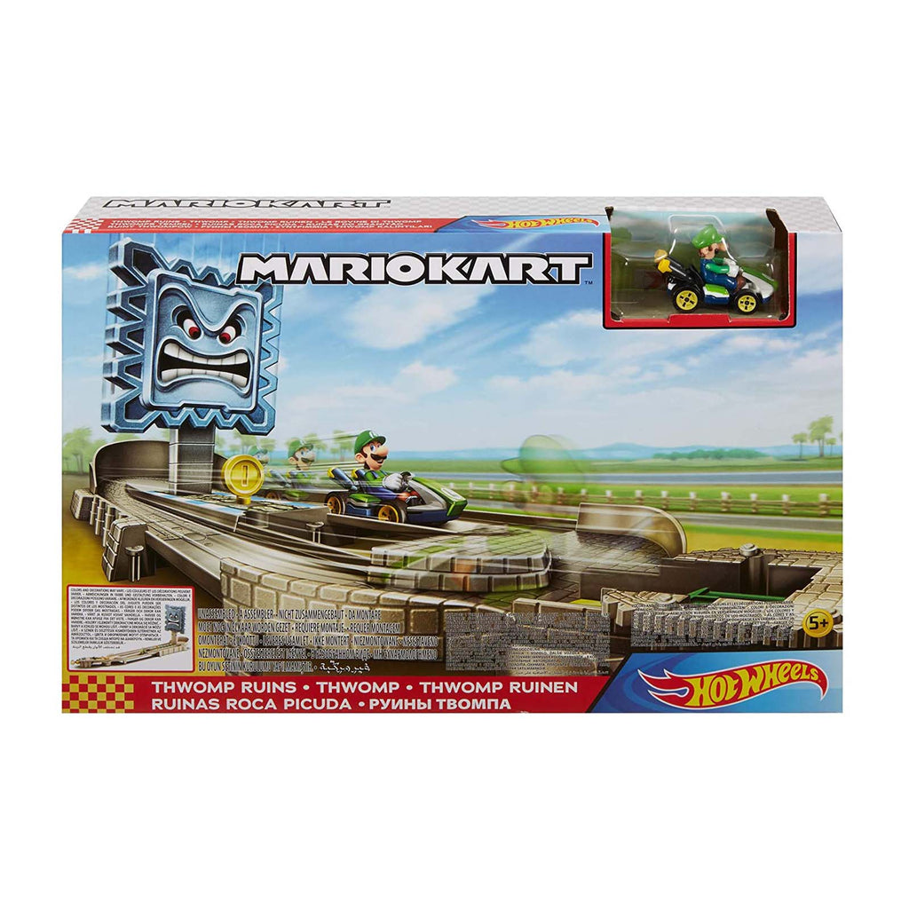 Hot Wheel Mario Kart Thwomp Ruins Track Set - Radar Toys