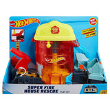 Hot Wheels City Super Fire House Rescue Play Set - Radar Toys