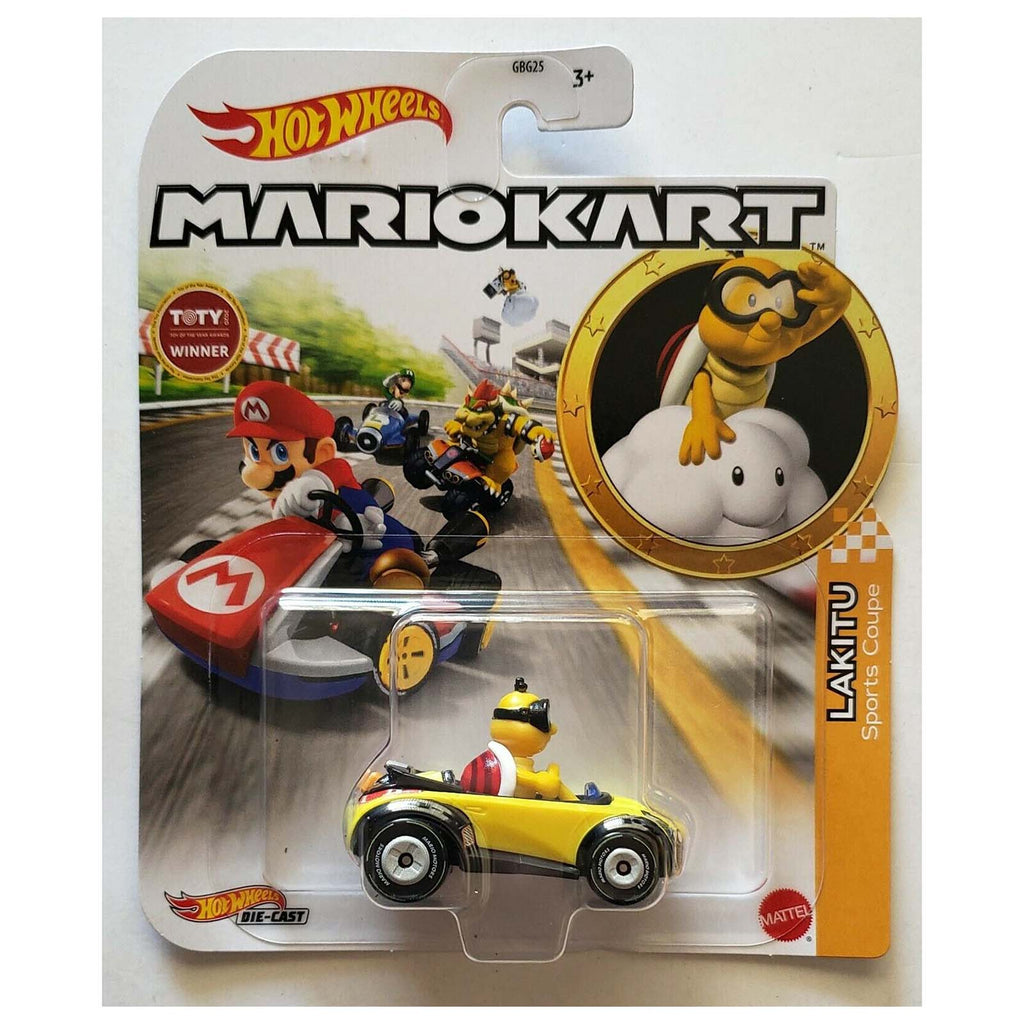 Hot Wheels Mario Kart Lakitu Sports Coupe Kart - Radar Toys