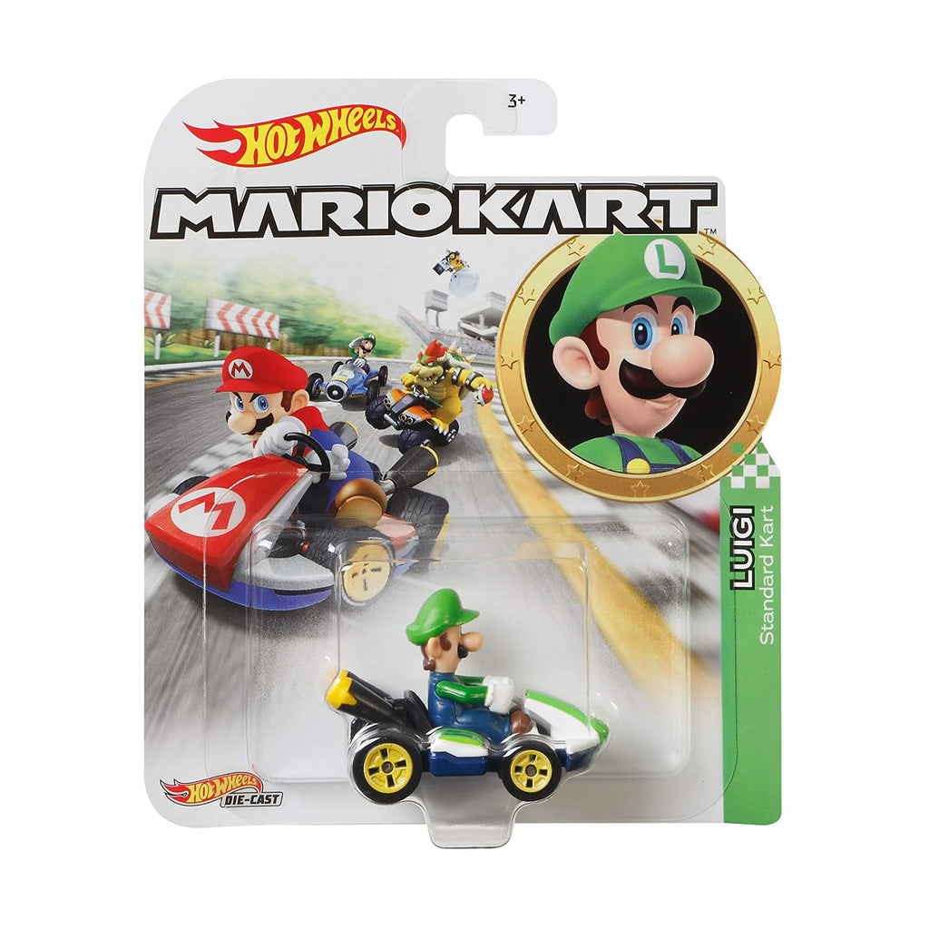 Hot Wheels Mario Kart Luigi Standard Kart