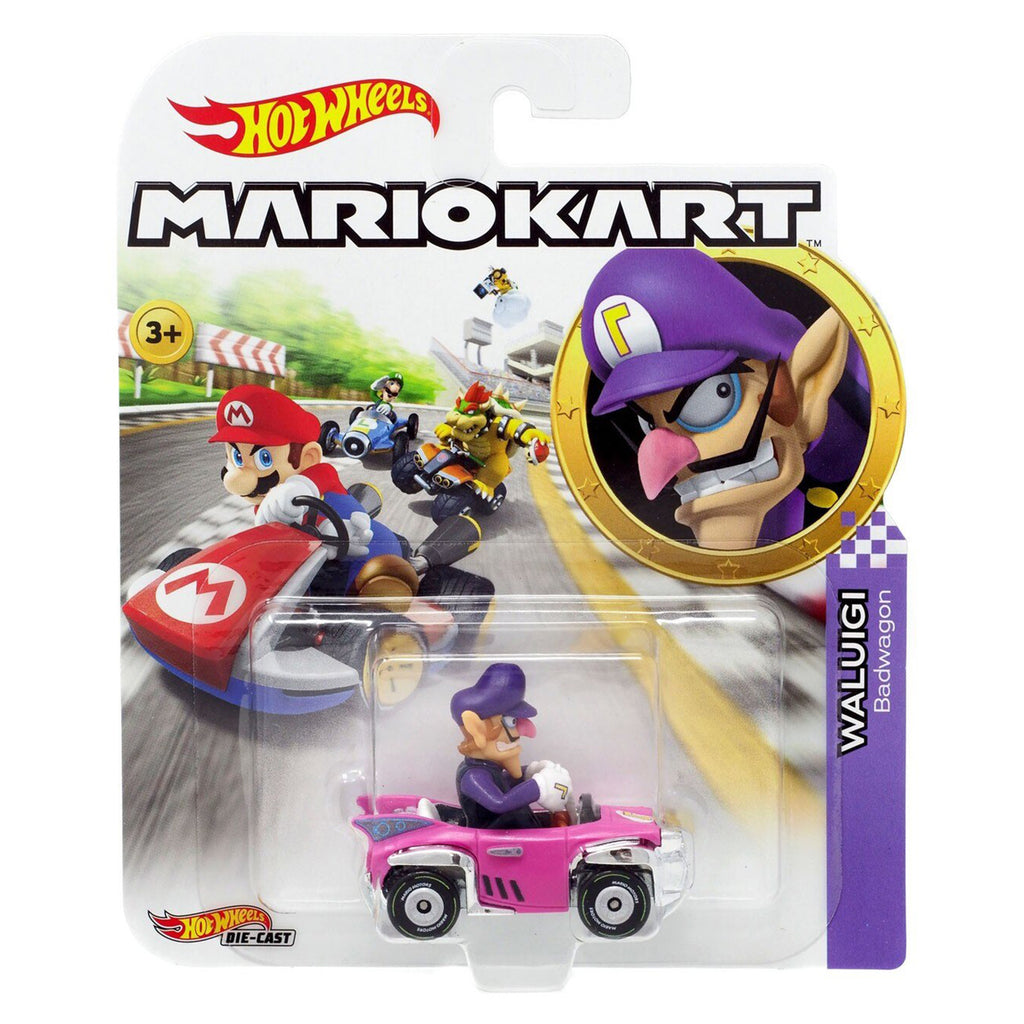Hot Wheels Mario Kart Waluigi Badwagon Kart - Radar Toys