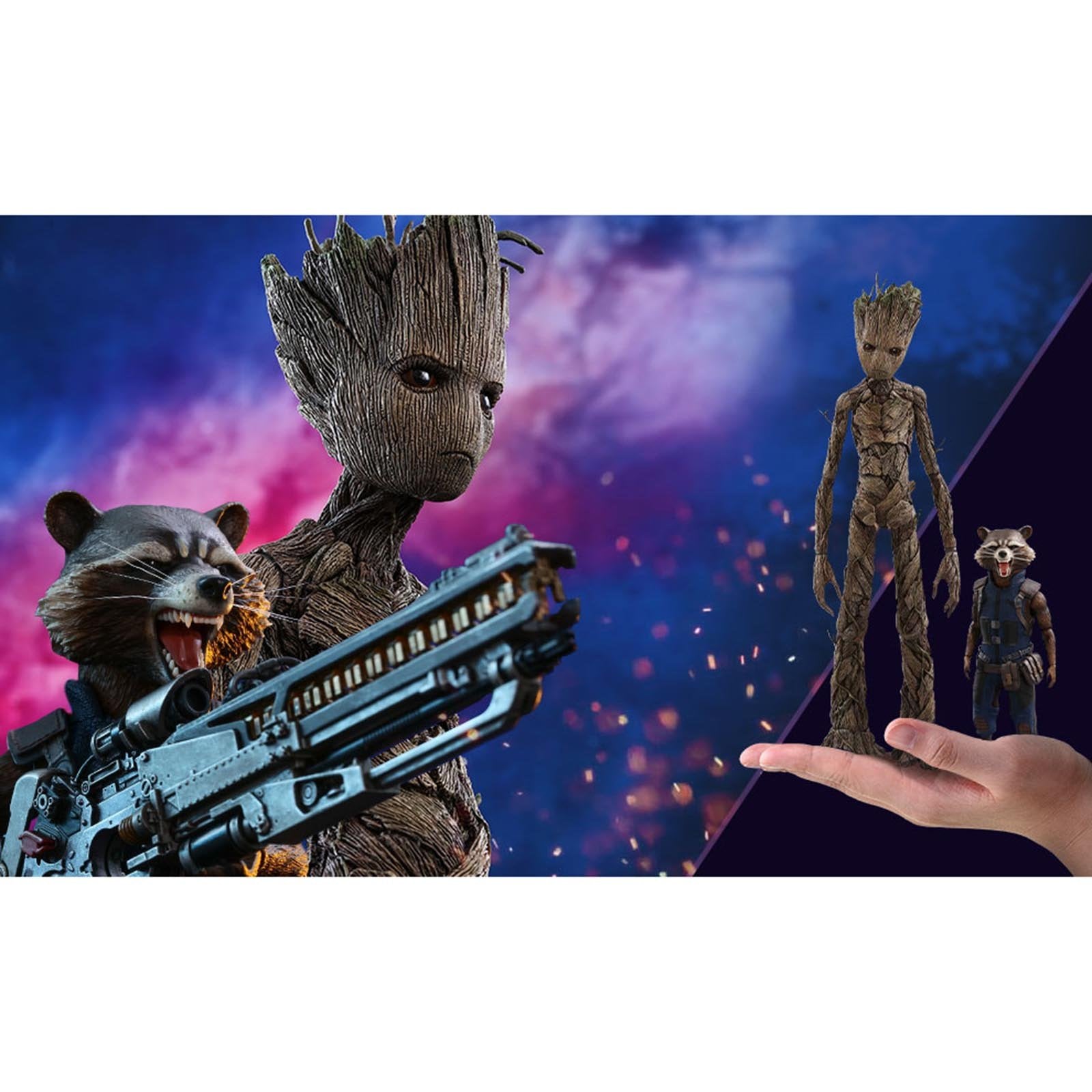 Hot Toys Avengers Infinity War Movie Masterpiece Groot And Rocket ...