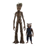 Hot Toys Avengers Infinity War Movie Masterpiece Groot And Rocket Figures - Radar Toys