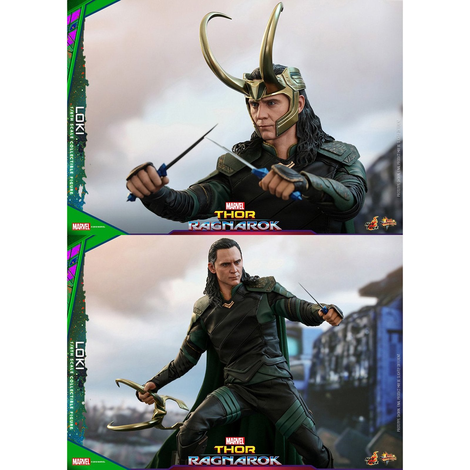 Hot Toys Movie Masterpiece Series Ragnarok Loki 12 Inch Action Figure ...
