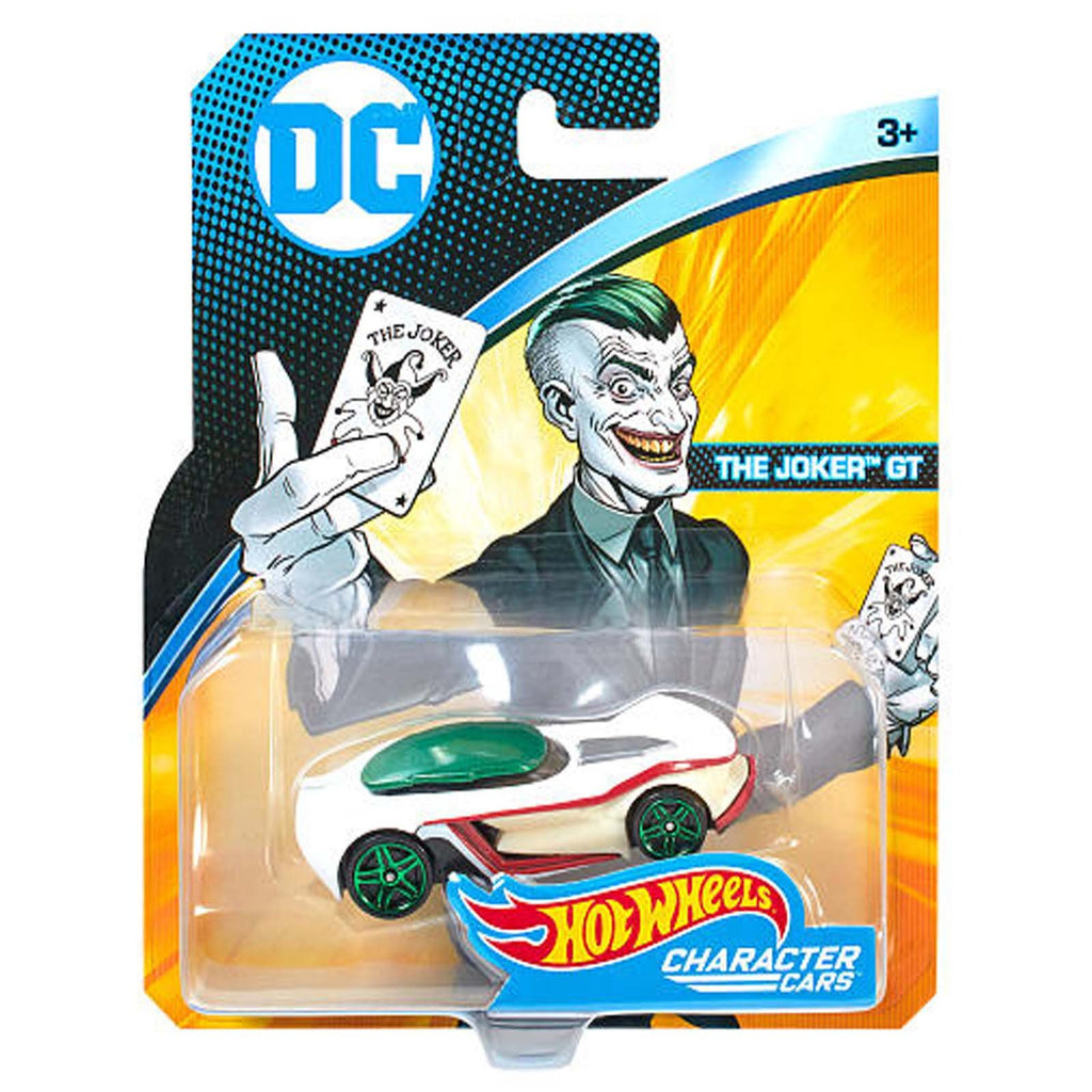 Hot Wheels Batman DC Comics Character Cars The Joker GT Vehicle - Radar Toys