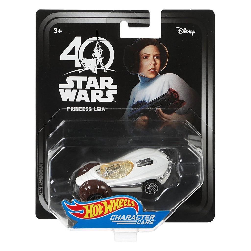 Hot Wheels Star Wars 40th Princess Leia Character Car