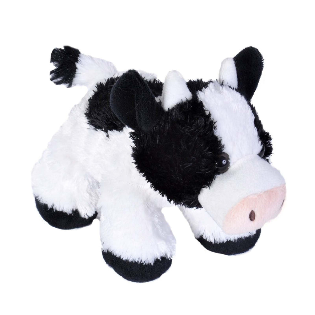 Hug'ems Mini Cow 7 Inch Animal Plush Figure