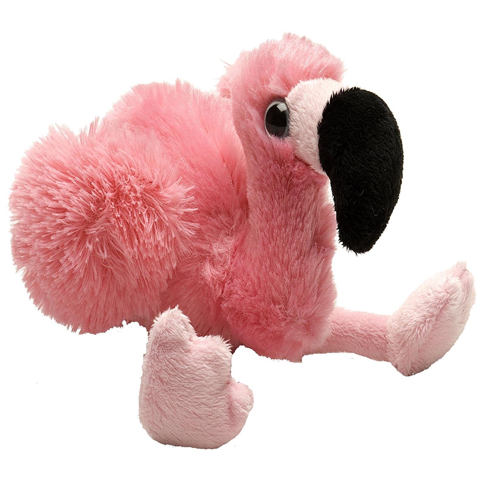 Hug'ems Mini Flamingo 7 Inch Animal Plush Figure | Radar Toys