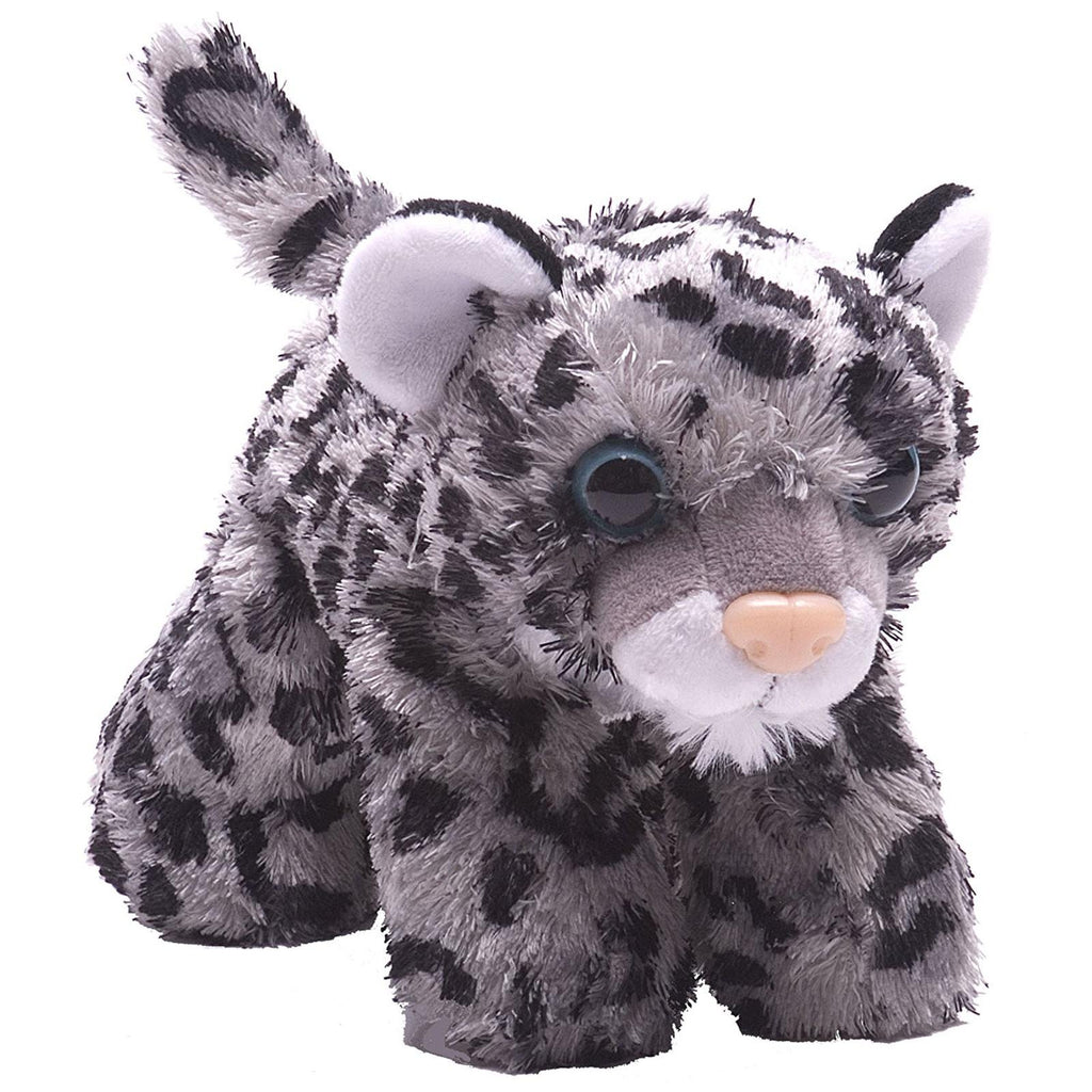 Hug'ems Mini Snow Leopard 7 Inch Animal Plush Figure