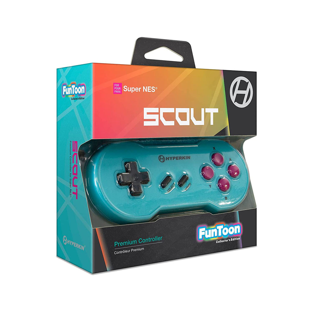 Hyperkin Scout Premium SNES HyperBeach Wired Controller
