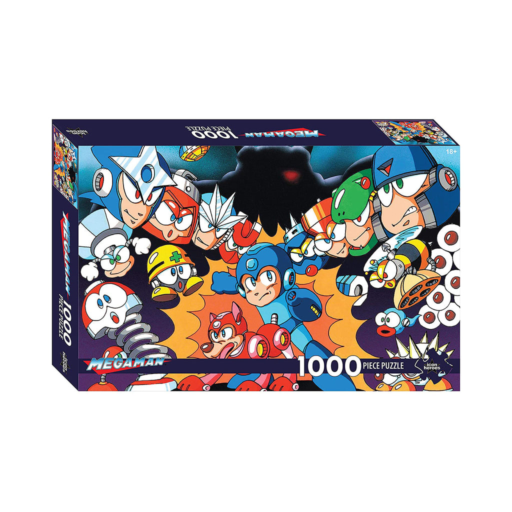 Icon Heroes Mega Man Series 1 1000 Piece Puzzle