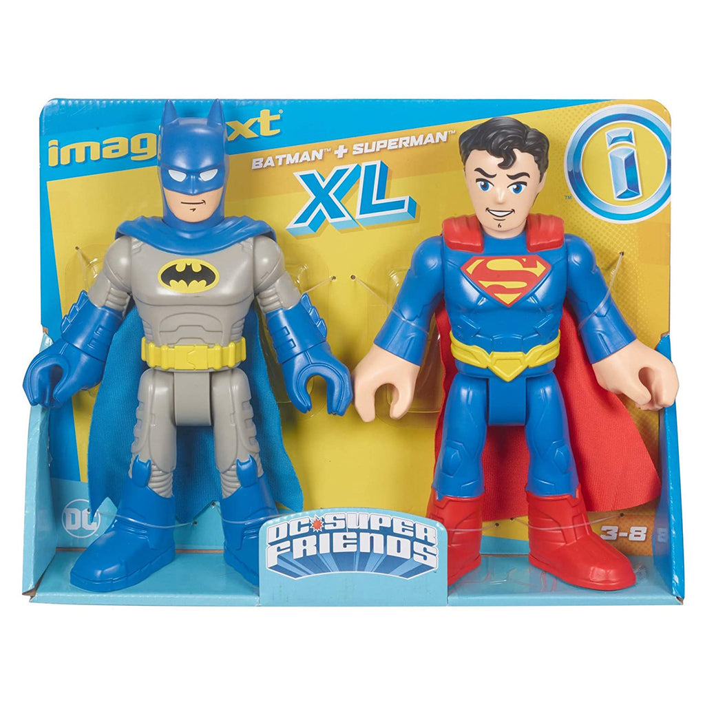 Imaginext DC Super Friends Batman Superman XL Figure Set