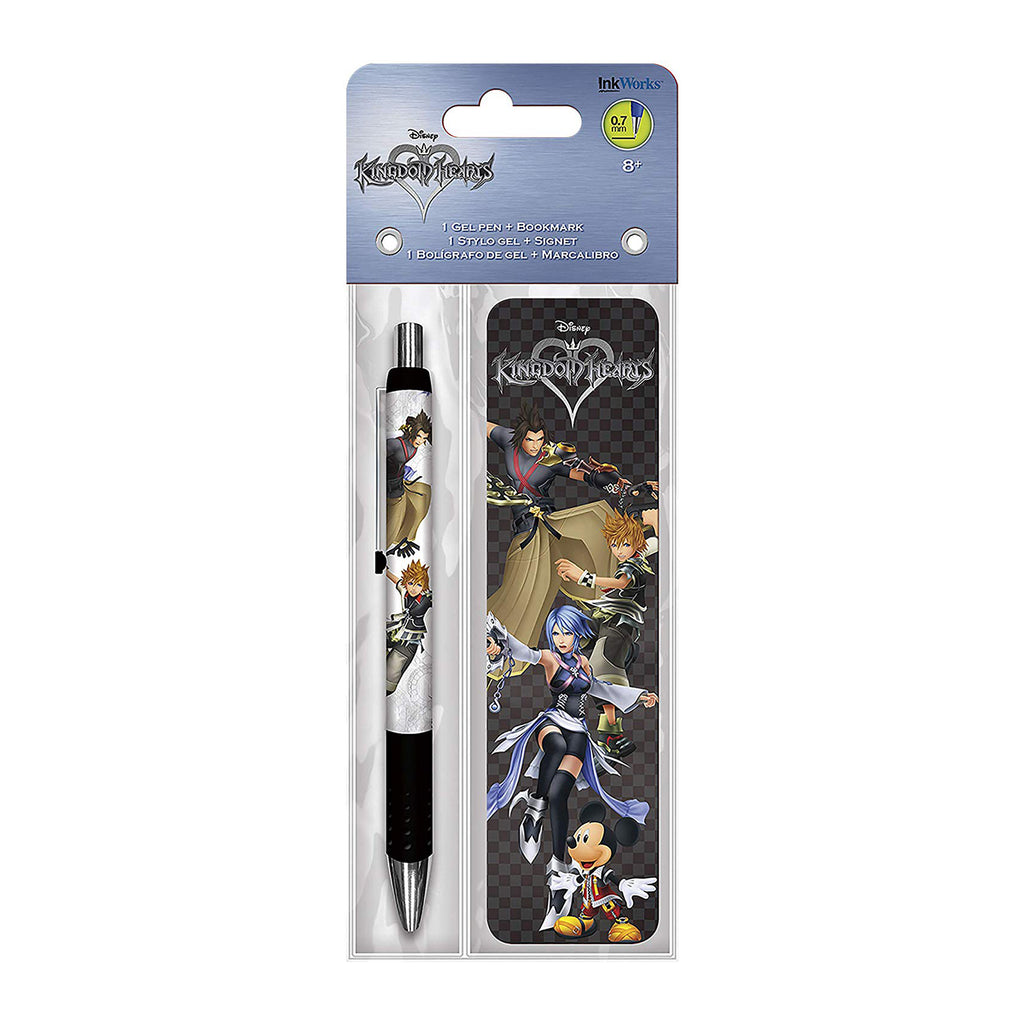 Ink Works Disney Kingdom Hearts Group Gel Pen Bookmark Set