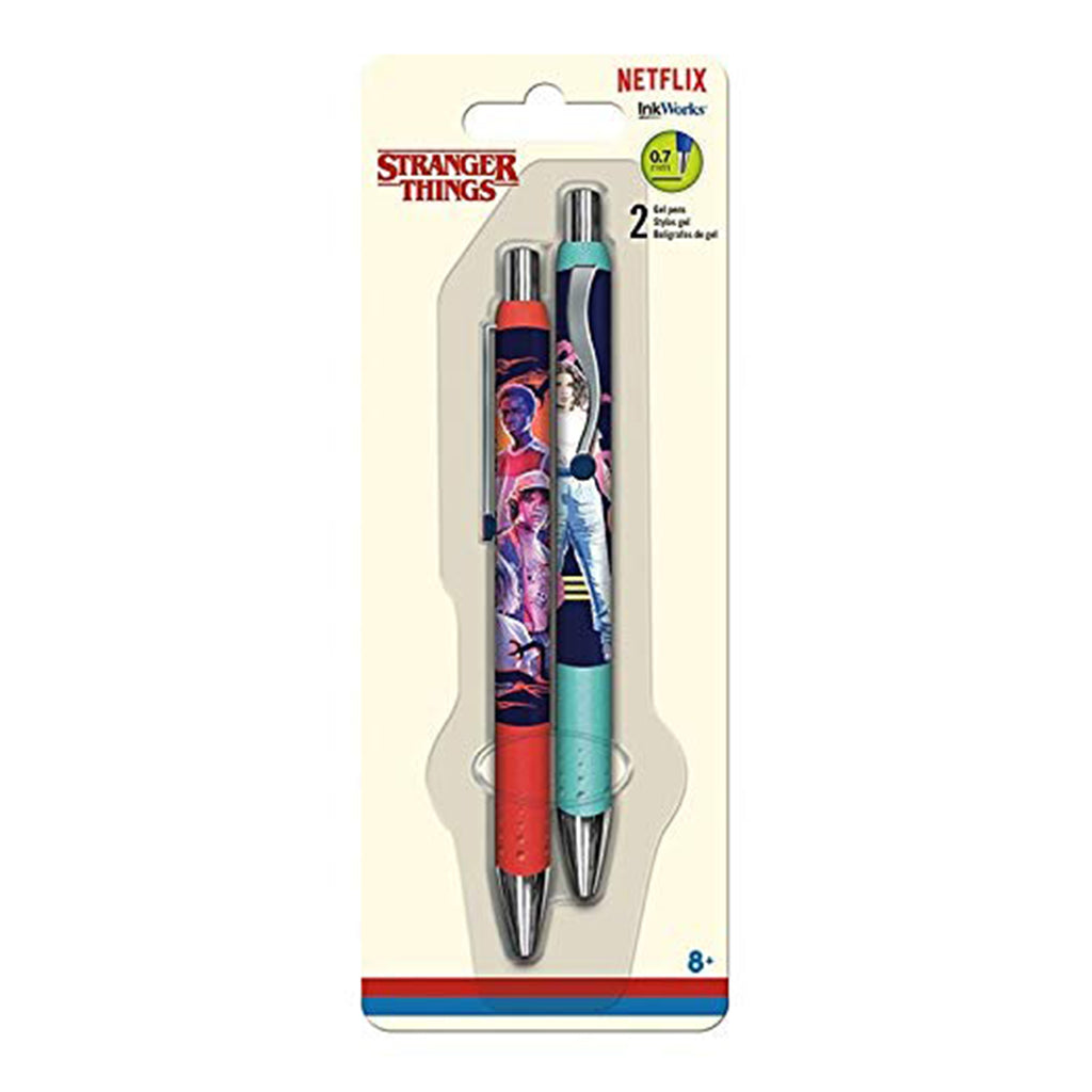 Ink Works Stranger Things Faces 2 Gel Pen Set