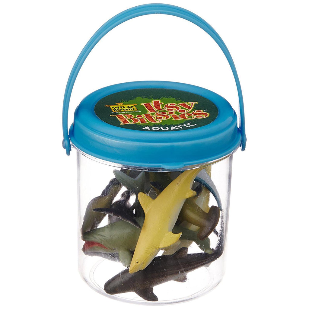 Itsy Bitsies Aquatic 10 Piece Mini Bucket Of Figures