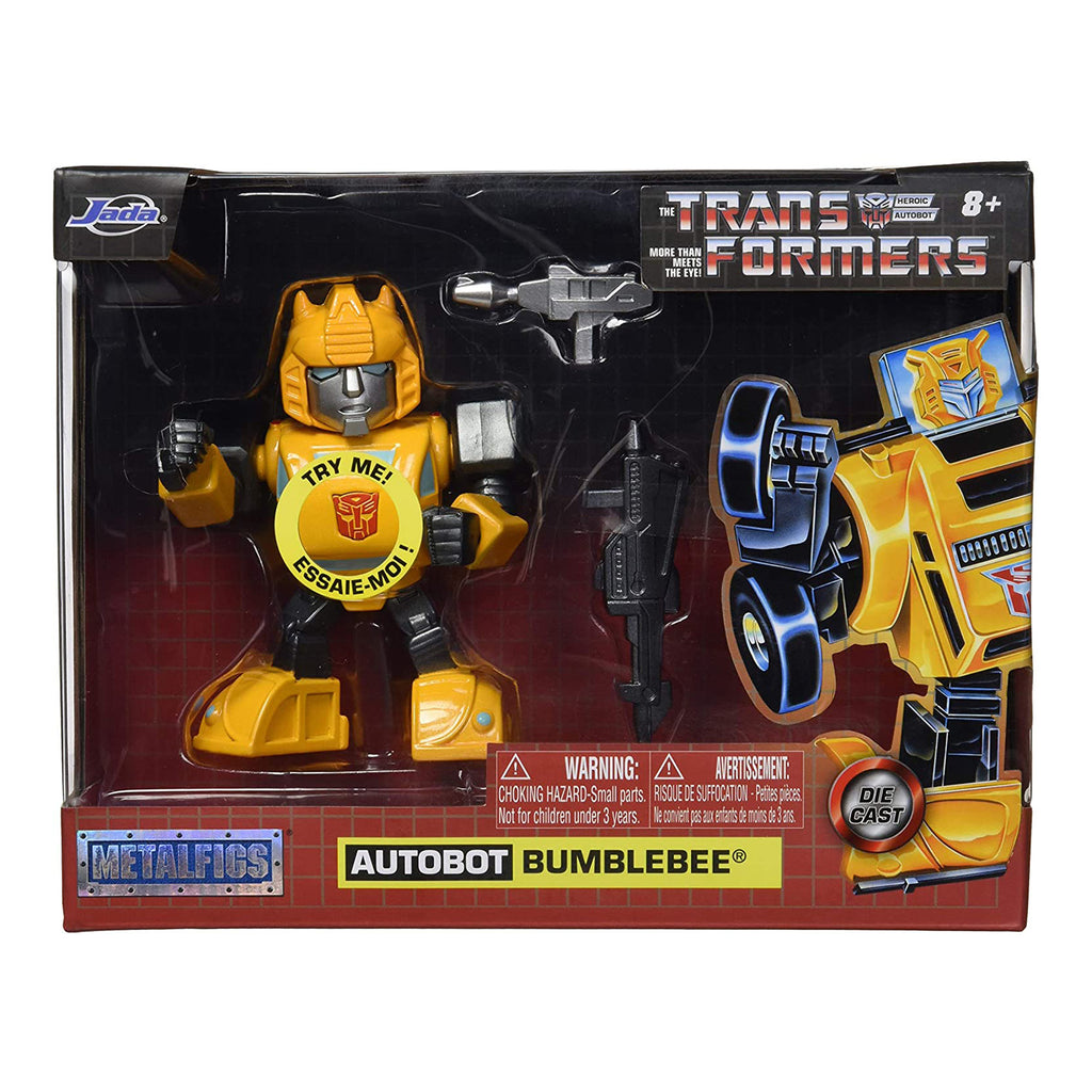Jada Metalfigs Transformers Bumblebee 4 Inch Diecast Figure