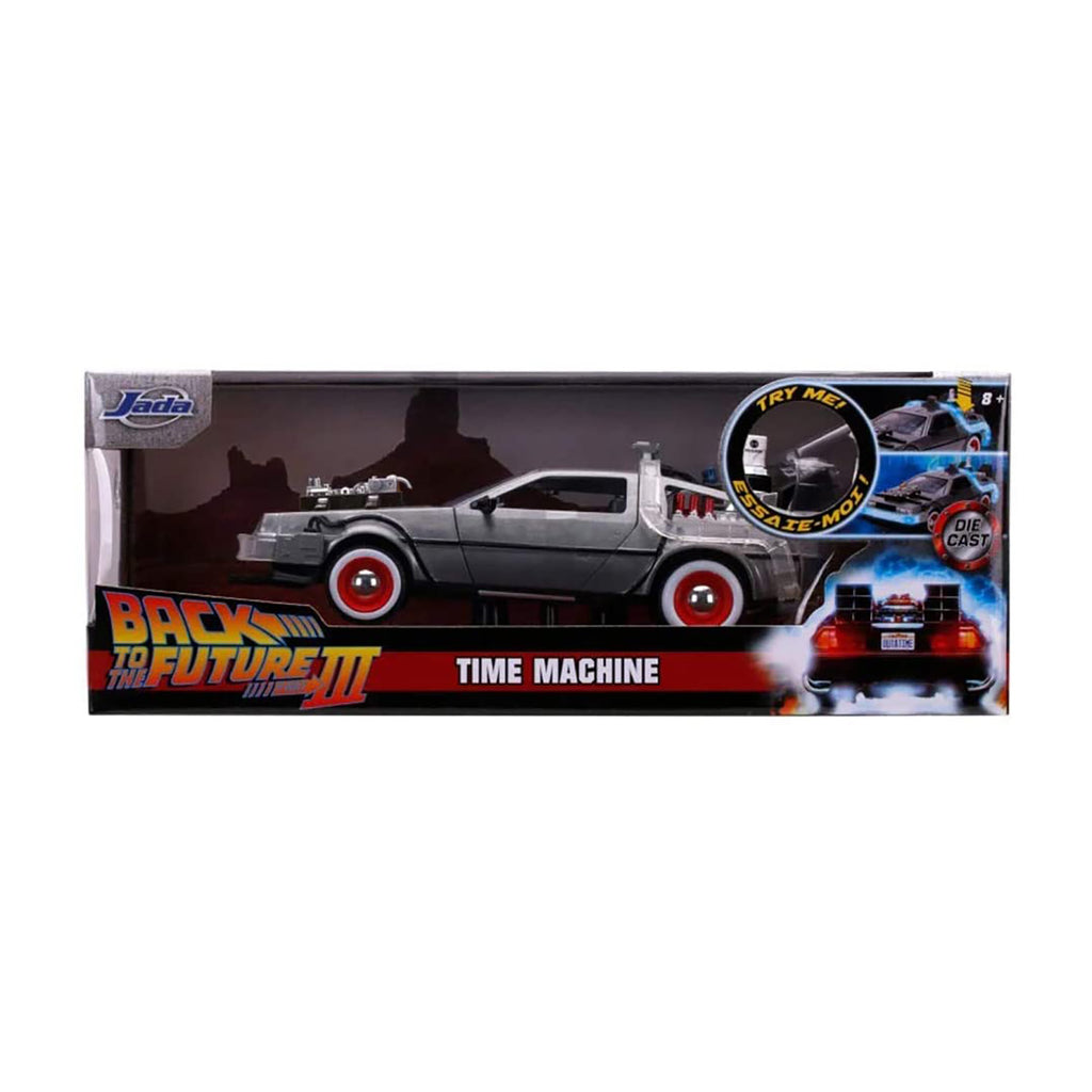 Jada Toys Back To The Future 3 Time Machine 1:24 Diecast Car