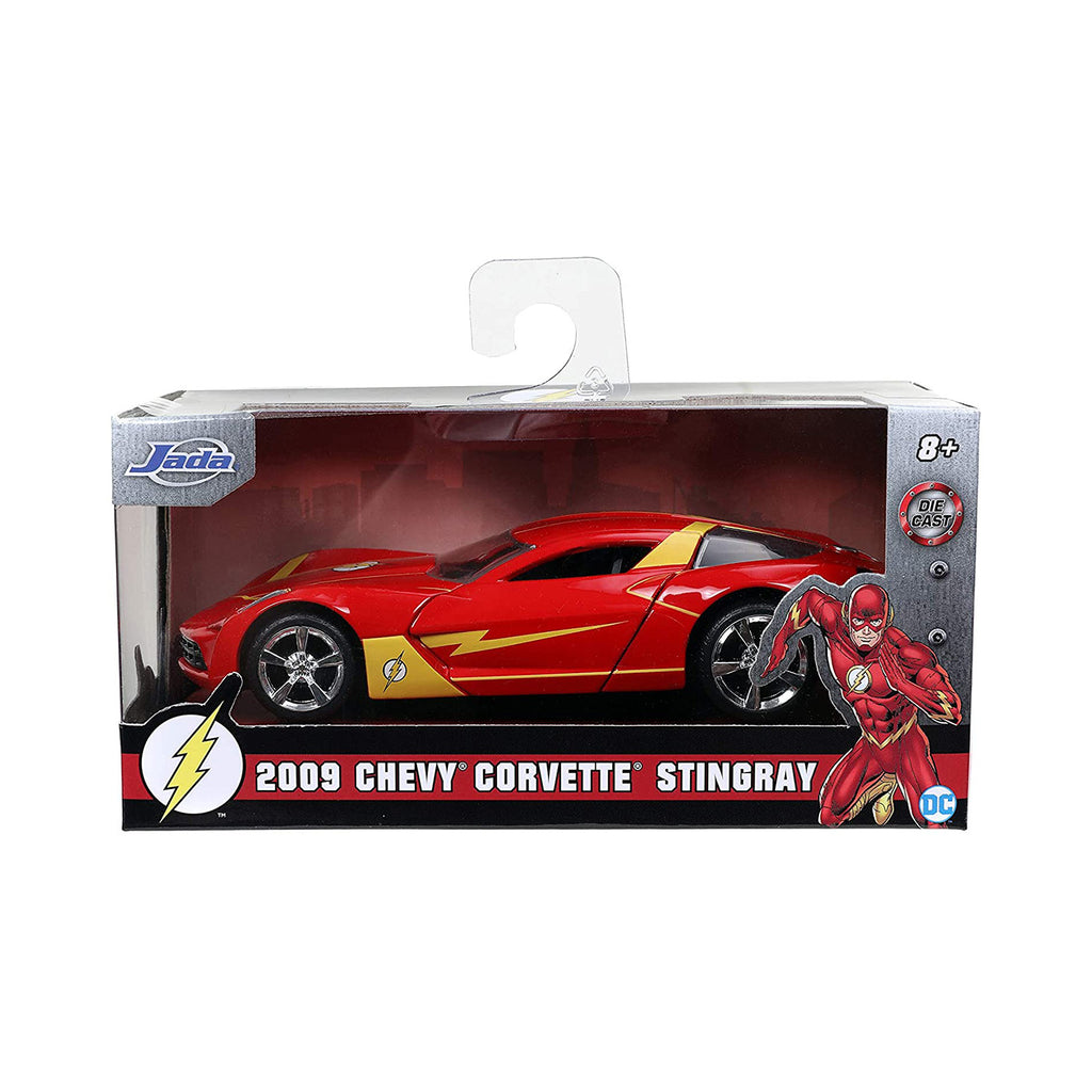 Jada Toys DC Flash 2009 Chevy Corvette Stingray 1:32 Diecast Car