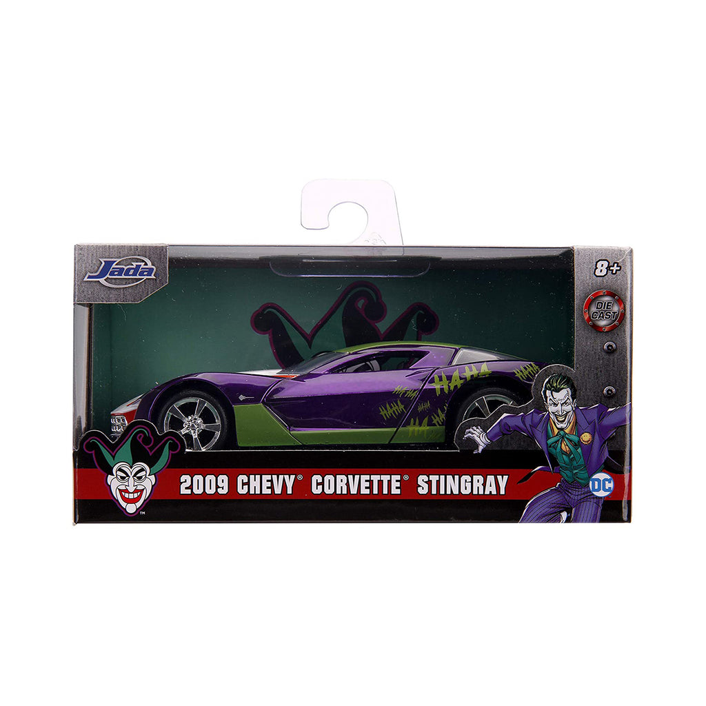 Jada Toys DC Joker 2009 Chevy Corvette Stingray 1:32 Diecast Car
