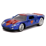 Jada Toys DC Superman 2005 Ford GT 1:32 Diecast Car - Radar Toys
