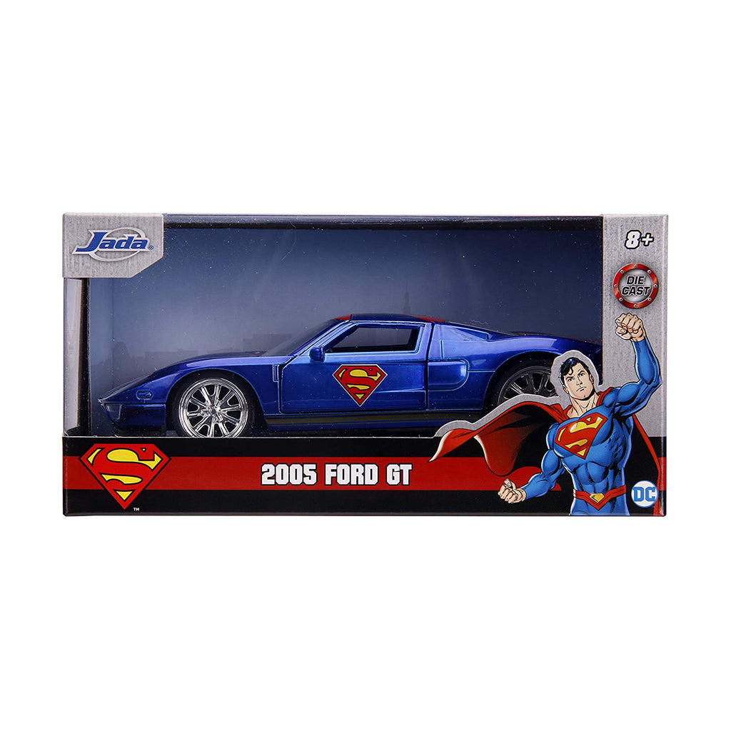 Jada Toys DC Superman 2005 Ford GT 1:32 Diecast Car