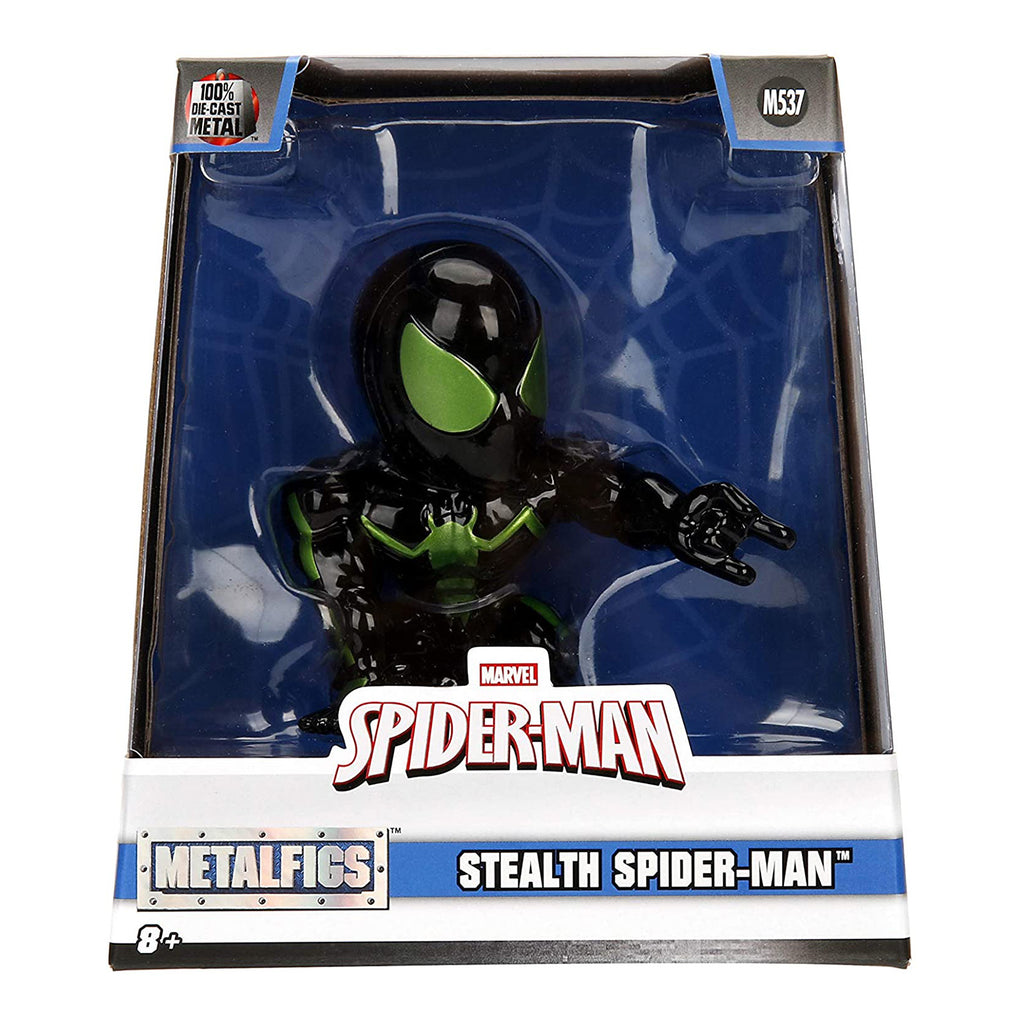 Jada Toys Metalfigs Marvel Spiderman Stealth Spiderman Diecast Figures