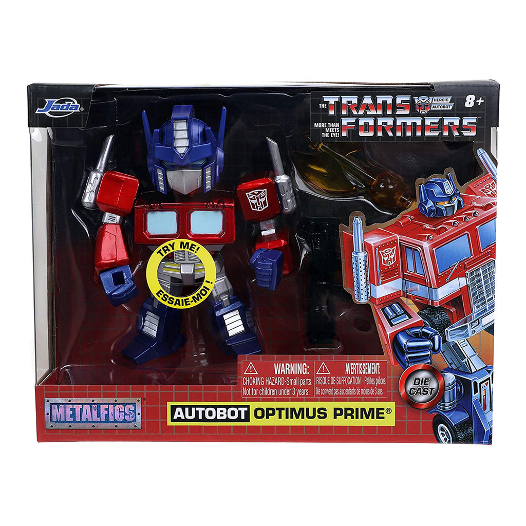 Jada Toys Metalfigs Transformers Optimus Prime Diecast Figures