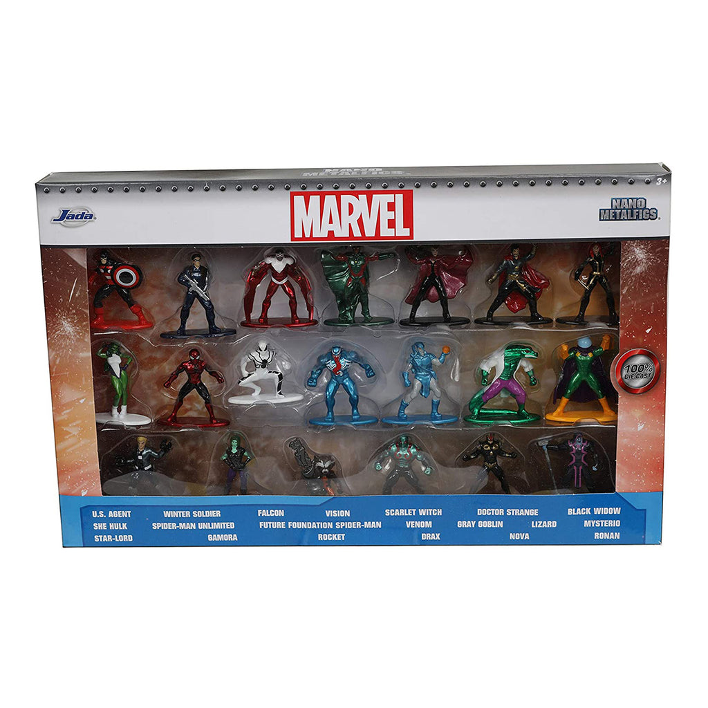 Jada Toys Nano Metalfigs Marvel Wave 4 Diecast Figure Set
