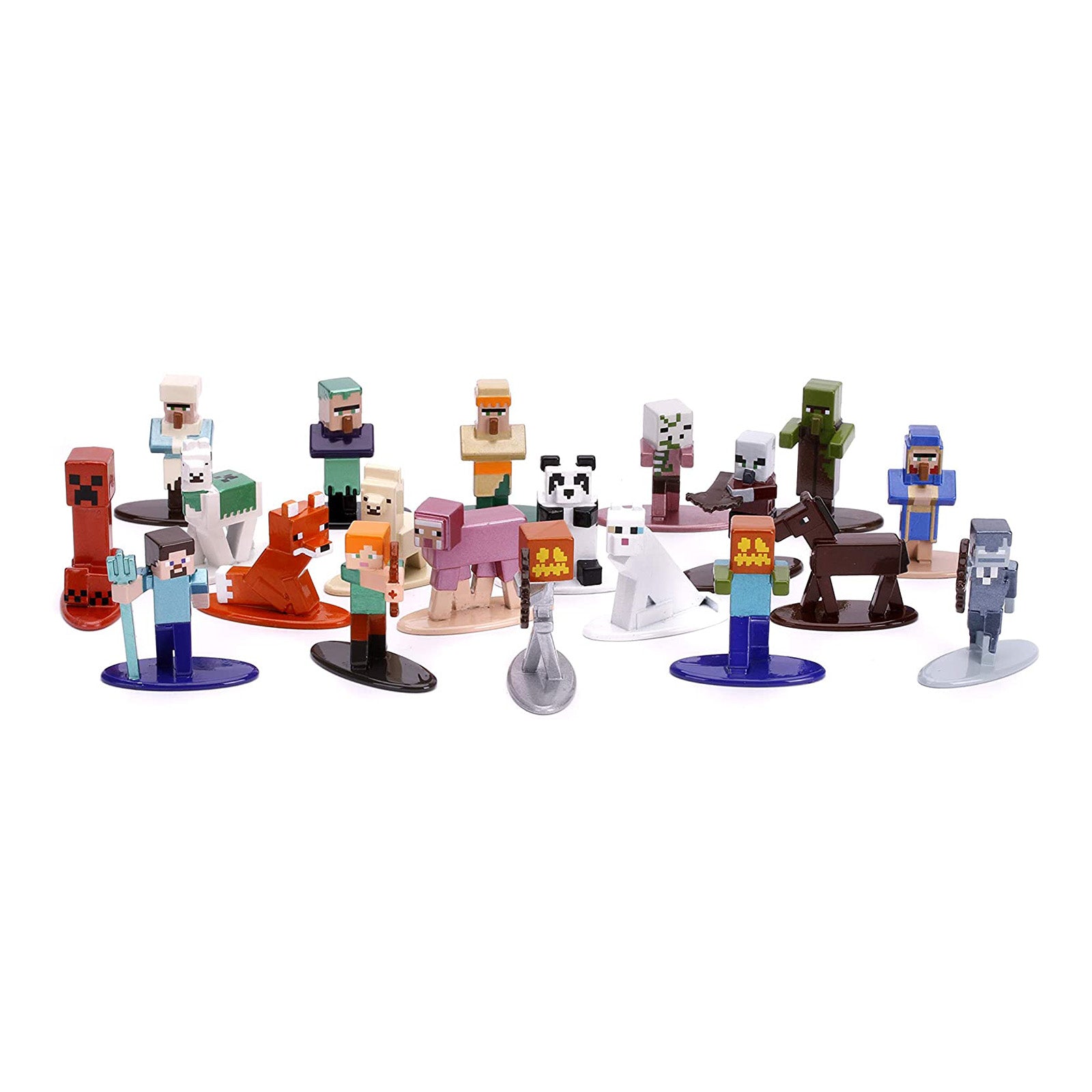 Nano Metalfigs Minecraft Wave Set Of 20 Diecast Figures Radar Toys