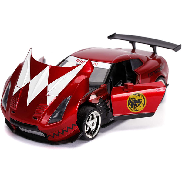 Jada Toys Power Rangers Red Ranger GT-R R35 Car | Radar Toys