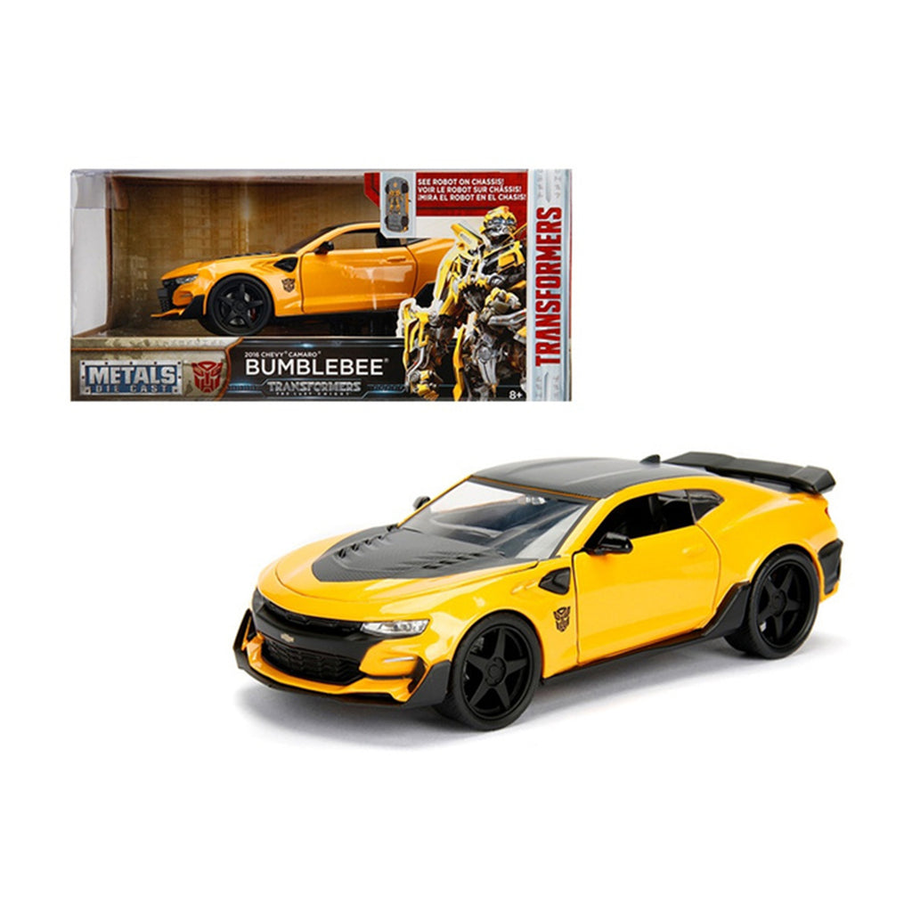 Jada Toys Transformers Bumblebee 2016 Chevy Camaro 1:24 Diecast Car