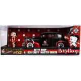 Jada Toys Hollywood Rides Betty Boop 1939 Chevy Master Deluxe Die Cast Set - Radar Toys