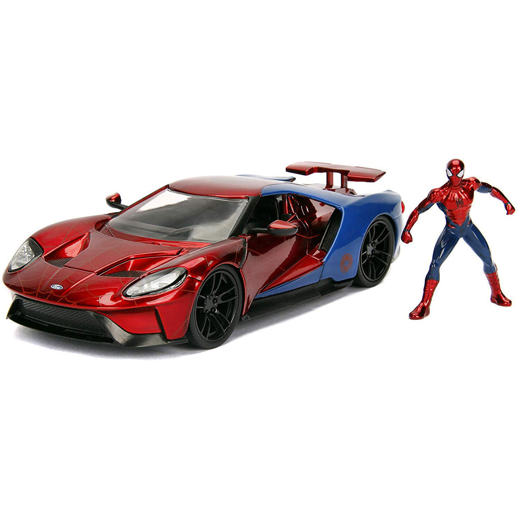 Jada Toys Hollywood Rides Spider-Man 2017 Ford GT Die Cast Car