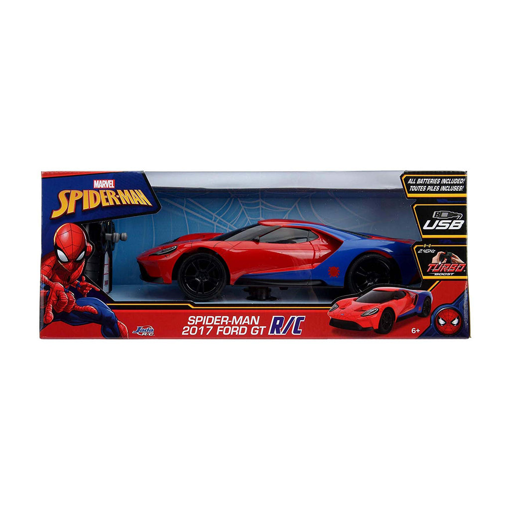 Jada Toys Hollywood Rides Spider-Man 2017 Ford GT RC Car