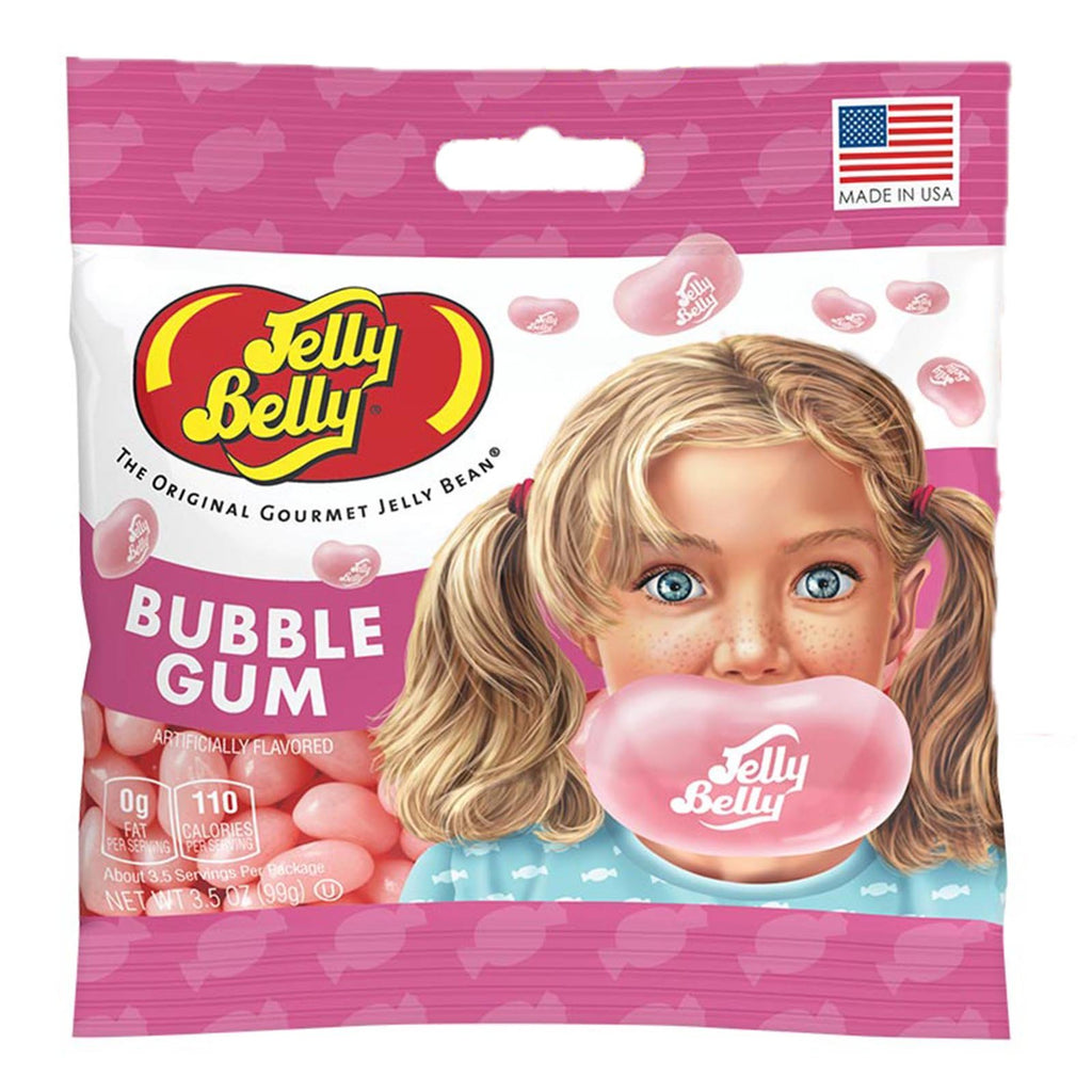 Jelly Belly Bubble Gum 3.5 oz Flavored Candy - Radar Toys