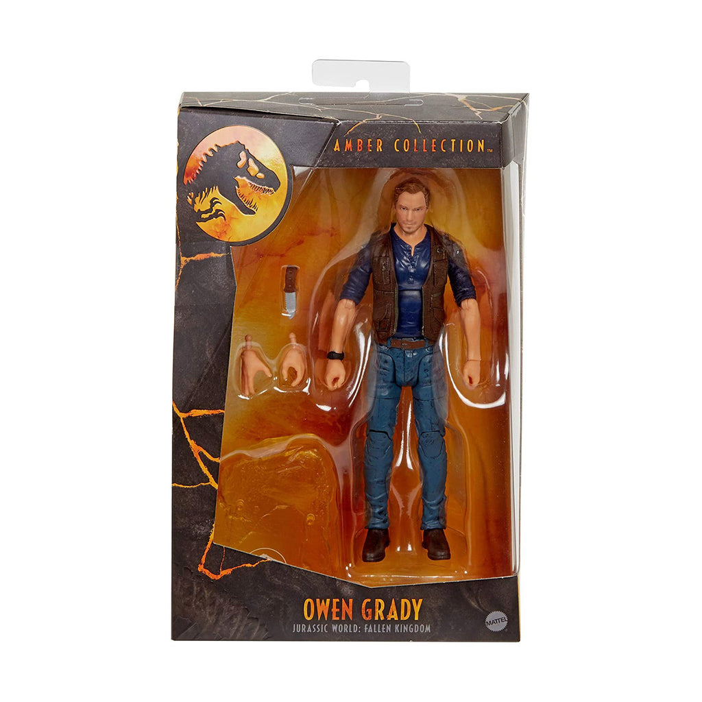 Jurassic Park Amber Collection Owen Grady Action Figure
