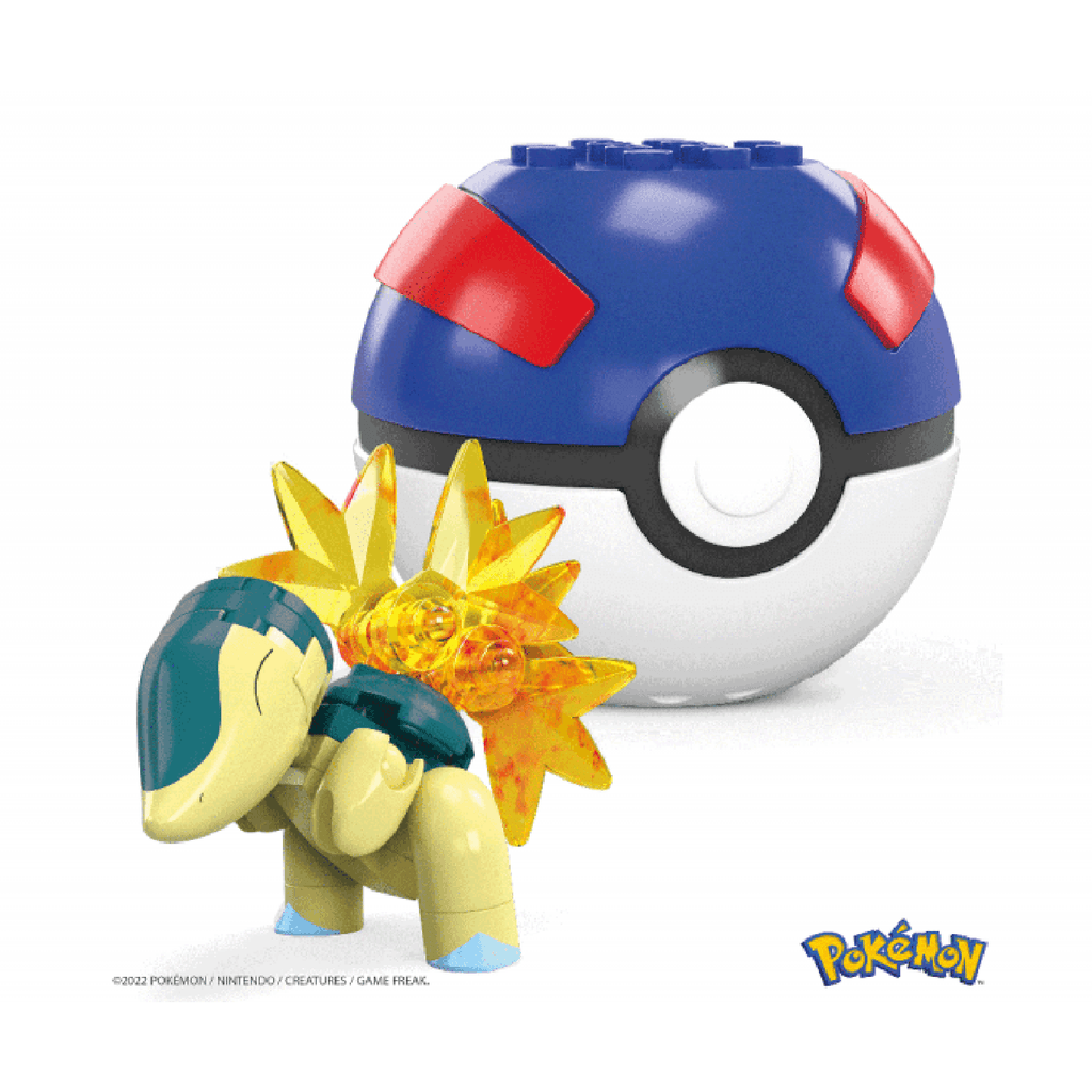 Mega Construx Pokemon Cyndaquil Poke Ball Building Set
