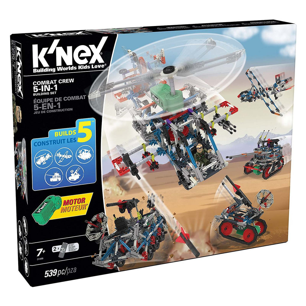 K'Nex 5 In 1 Combat Crew Building Set