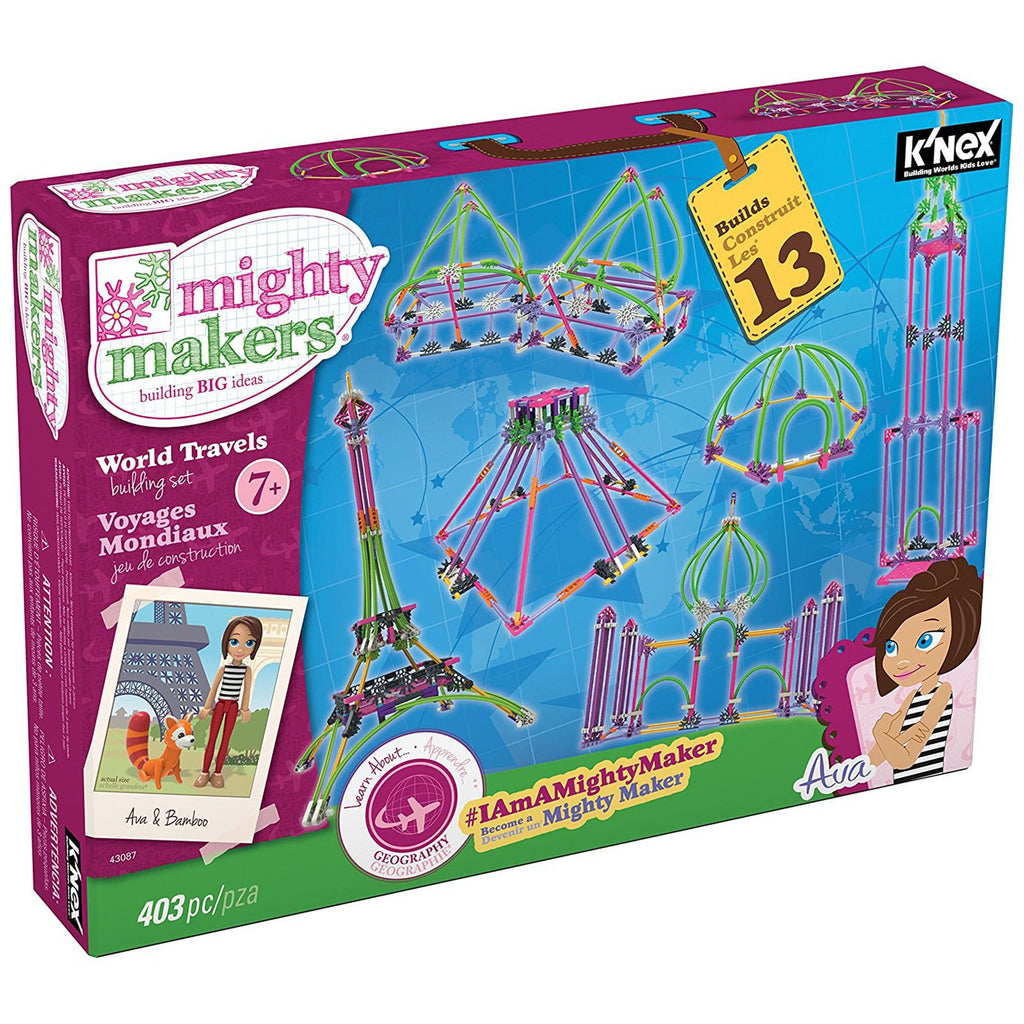 K'Nex Mighty Makers World Travels Building Set