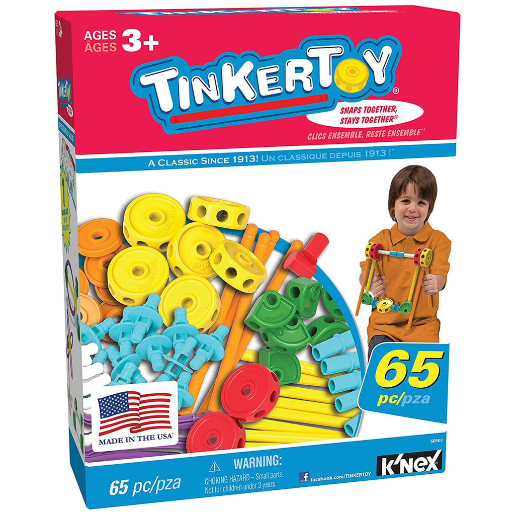 K'Nex Tinker Toy 65 Piece Essentials Building Set