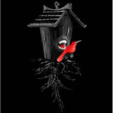 Kidrobot Black Domestic Hunger Premium Wall Figure - Radar Toys