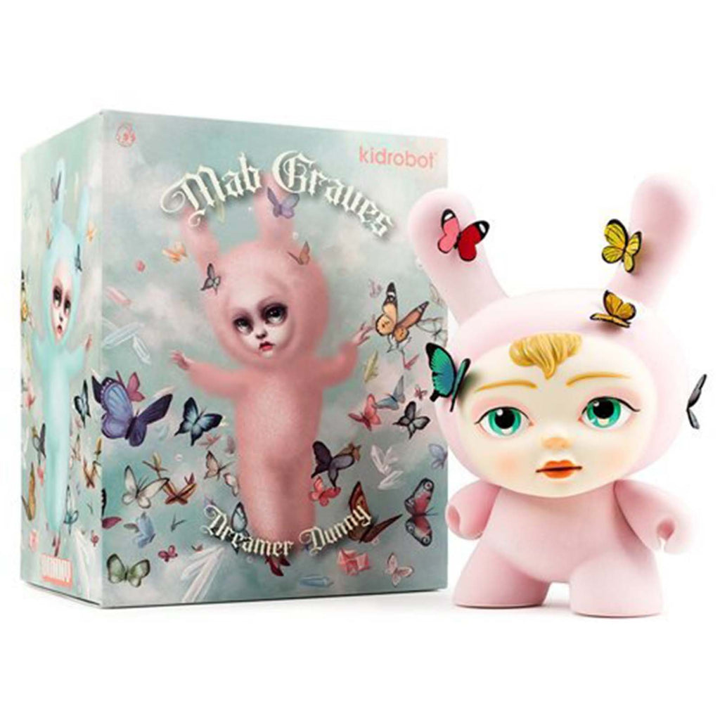 Kidrobot Mab Graves Dunny Pink 7 Inch Vinyl Figure